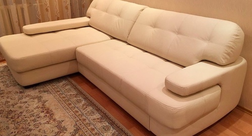 Обивка углового дивана.  Технологический институт 2